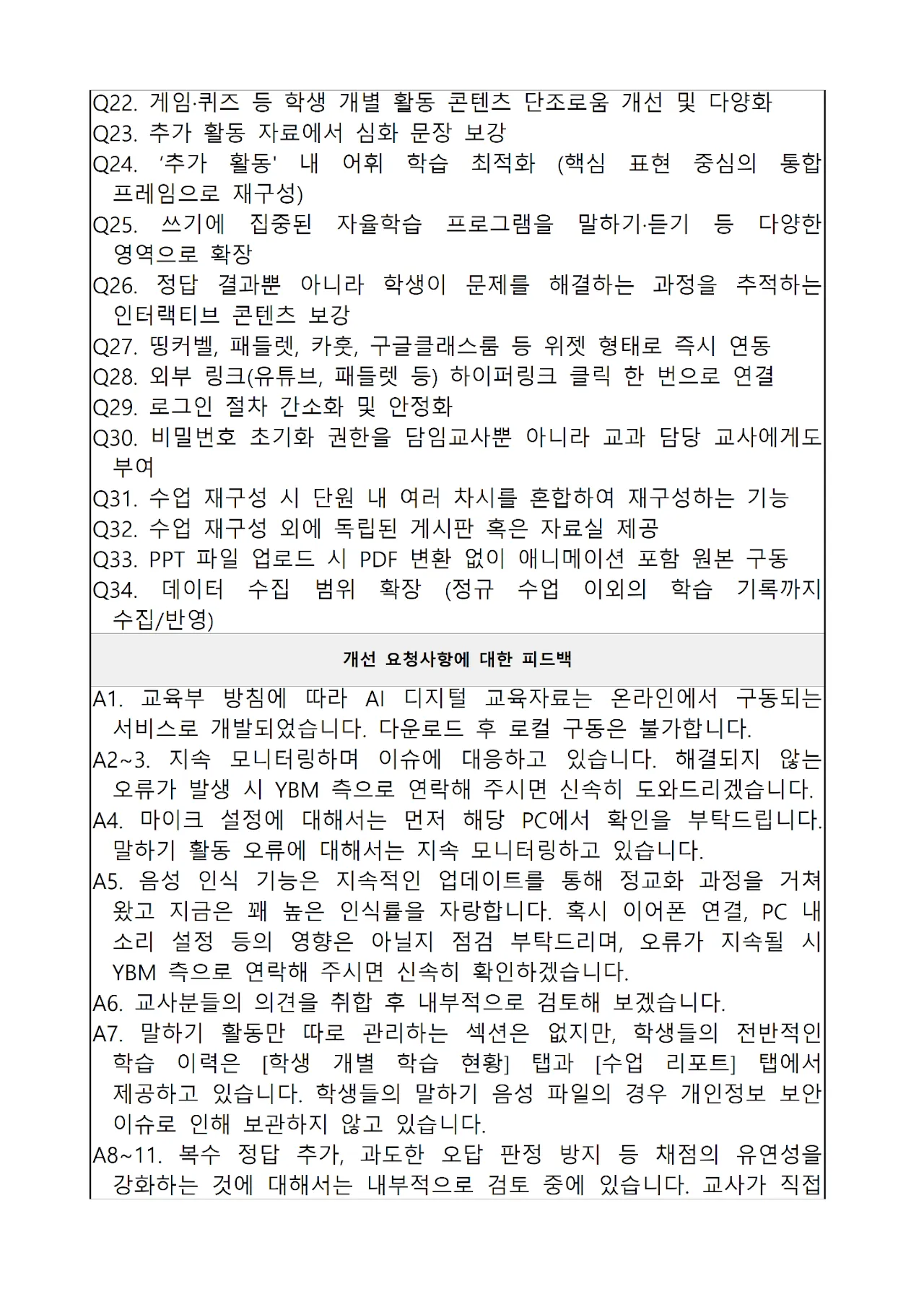 '와이비엠' 초등 영어 문서 2쪽